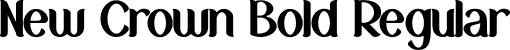 New Crown Bold Regular font - newcrownbolddemo-mvw5b.otf