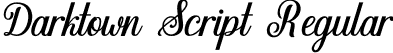 Darktown Script Regular font - darktownscript.otf