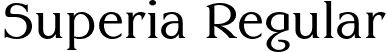 Superia Regular font - superia.ttf