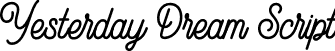 Yesterday Dream Script font - yesterdaydream-script.otf