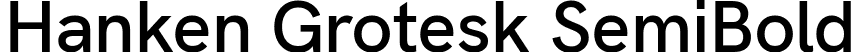 Hanken Grotesk SemiBold font - HankenGrotesk-SemiBold.ttf