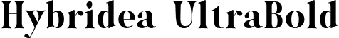 Hybridea UltraBold font - hybridea-ultrabold.ttf