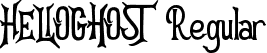 HELLOGHOST Regular font - HELLOGHOST.otf