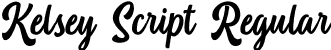 Kelsey Script Regular font - Kelsey Script.otf