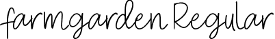 farmgarden Regular font - farmgarden.otf