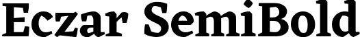 Eczar SemiBold font - Eczar-SemiBold.ttf