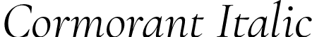 Cormorant Italic font - Cormorant-Italic.otf