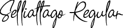 Selliattago Regular font - Selliattago.ttf