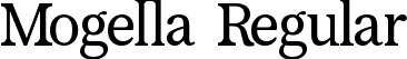 Mogella Regular font - Mogella.ttf