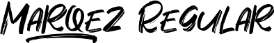 Marqez Regular font - Marqez.otf