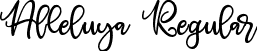 Alleluya Regular font - Alleluya-mLW92.ttf