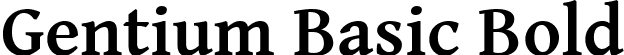 Gentium Basic Bold font - GenBasB.ttf