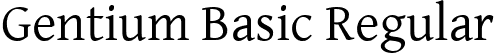 Gentium Basic Regular font - GenBasR.ttf