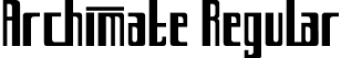 Archimate Regular font - archimate.otf