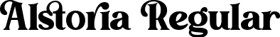 Alstoria Regular font - alstoria-demo.ttf