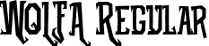 WOLFA Regular font - WOLFA-DEMO.ttf