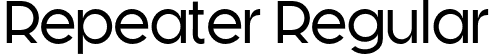 Repeater Regular font - repeater-regular.otf