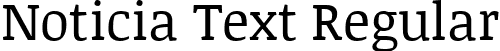 Noticia Text Regular font - NoticiaText-Regular.ttf