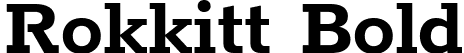 Rokkitt Bold font - Rokkitt-Bold.ttf