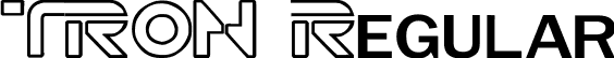 TRON Regular font - TRON.TTF