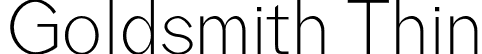 Goldsmith Thin font - Goldsmith Thin.otf