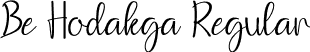 Be Hodakga Regular font - BeHodakga.otf