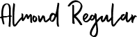 Almond Regular font - Almond-Regular-1.ttf