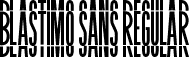 BLASTIMO SANS Regular font - blastimo-sans.ttf