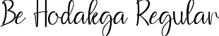 Be Hodakga Regular font - BeHodakga.ttf