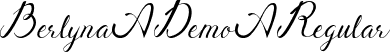 Berlyna Demo Regular font - Berlyna-Demo.ttf