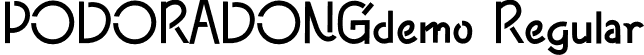 PODORADONGdemo Regular font - PODORADONGdemo.otf