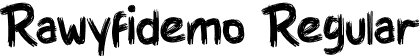 Rawyfidemo Regular font - Rawyfidemo.otf