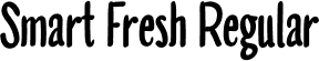 Smart Fresh Regular font - SmartFresh.otf