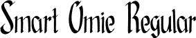 Smart Omie Regular font - SmartOmie.otf