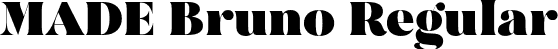 MADE Bruno Regular font - made-bruno-personal-use.otf