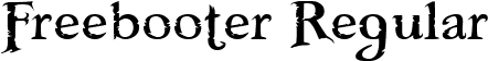 Freebooter Regular font - FreebooterUpdated.ttf