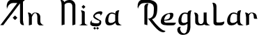 An Nisa Regular font - An-Nisa.otf