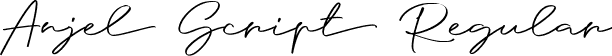 Anjel Script Regular font - anjel-signature-for-personal-use.ttf