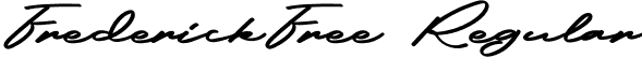 FrederickFree Regular font - frederickfree.otf