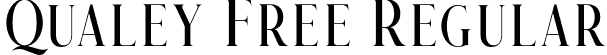 Qualey Free Regular font - Qualey.otf