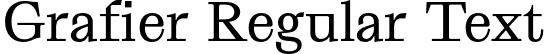 Grafier Regular Text font - Grafier-RegularText.otf