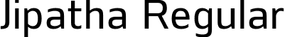 Jipatha Regular font - Jipatha-Regular.ttf