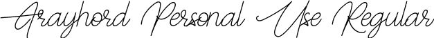 Frayhord Personal Use Regular font - frayhord-personal-use.ttf