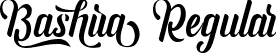 Bashira Regular font - Bashira-Demo.ttf