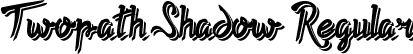 Twopath Shadow Regular font - Twopath-Shadow.otf