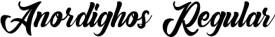 Anordighos Regular font - anordighos.ttf