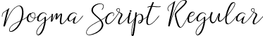 Dogma Script Regular font - dogma demo.otf