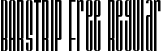 BARSTRIP Free Regular font - barstrip-free.ttf