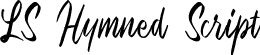 LS Hymned Script font - hymend-script.ttf