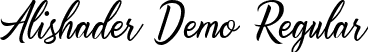 Alishader Demo Regular font - alishaderdemo.ttf